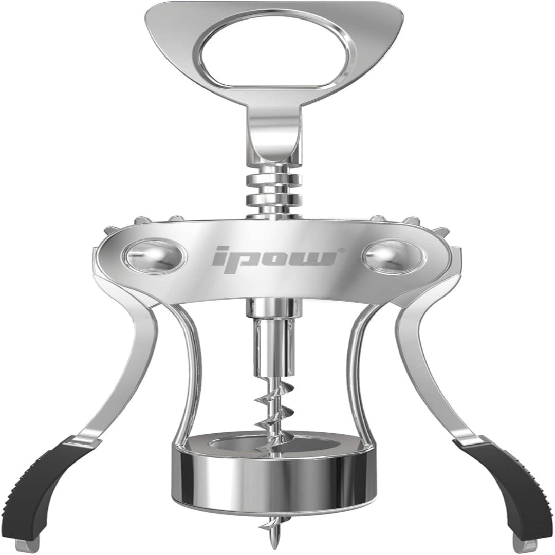 IPOW Wine Opener, Zinc Alloy Wine Bottle Opener Wing Corkscrew Heavy Duty
