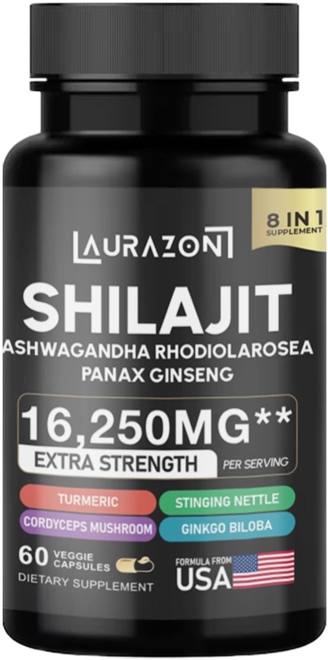 Pure Himilayan Shilajit enriched with Ashwagandha, Rhodiola Rosea