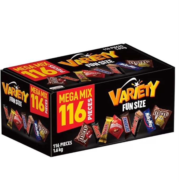 Mars Variety Mega Mix 116 Pieces 1.6kg