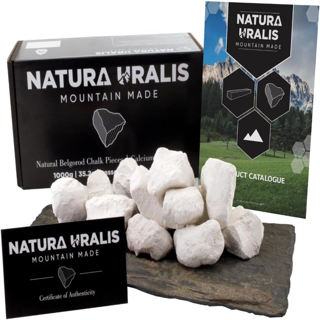 Premium Belgorod chalk chunks | 100g of White Chalk Chunks - Amazing Crunch,