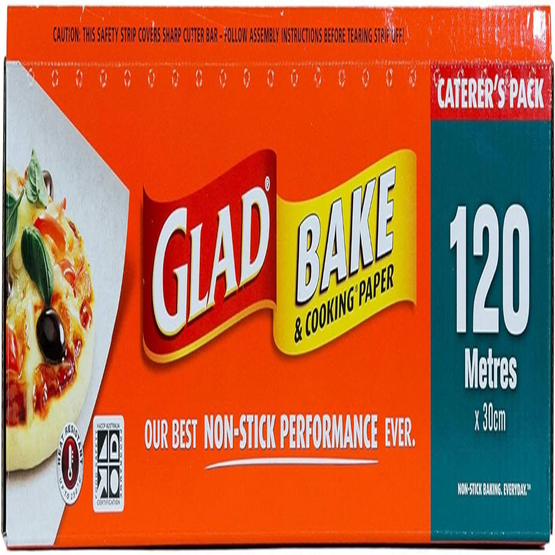 Glad Bake and Cooking Paper, 120 Metre Non-Stick Baking Paper