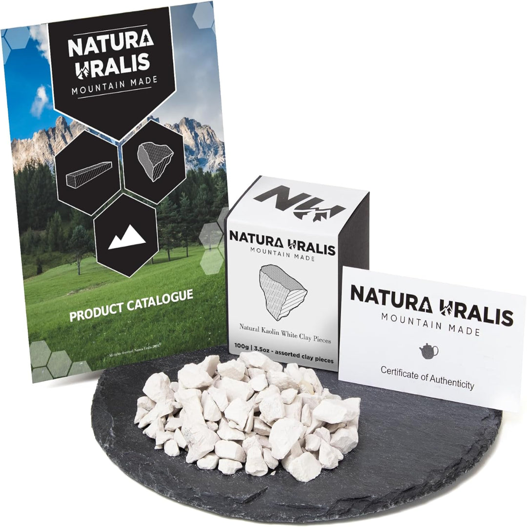 Kaolin White Clay | 100g of Natural White Clay, Pure White to Off-white - Amazing Crunch