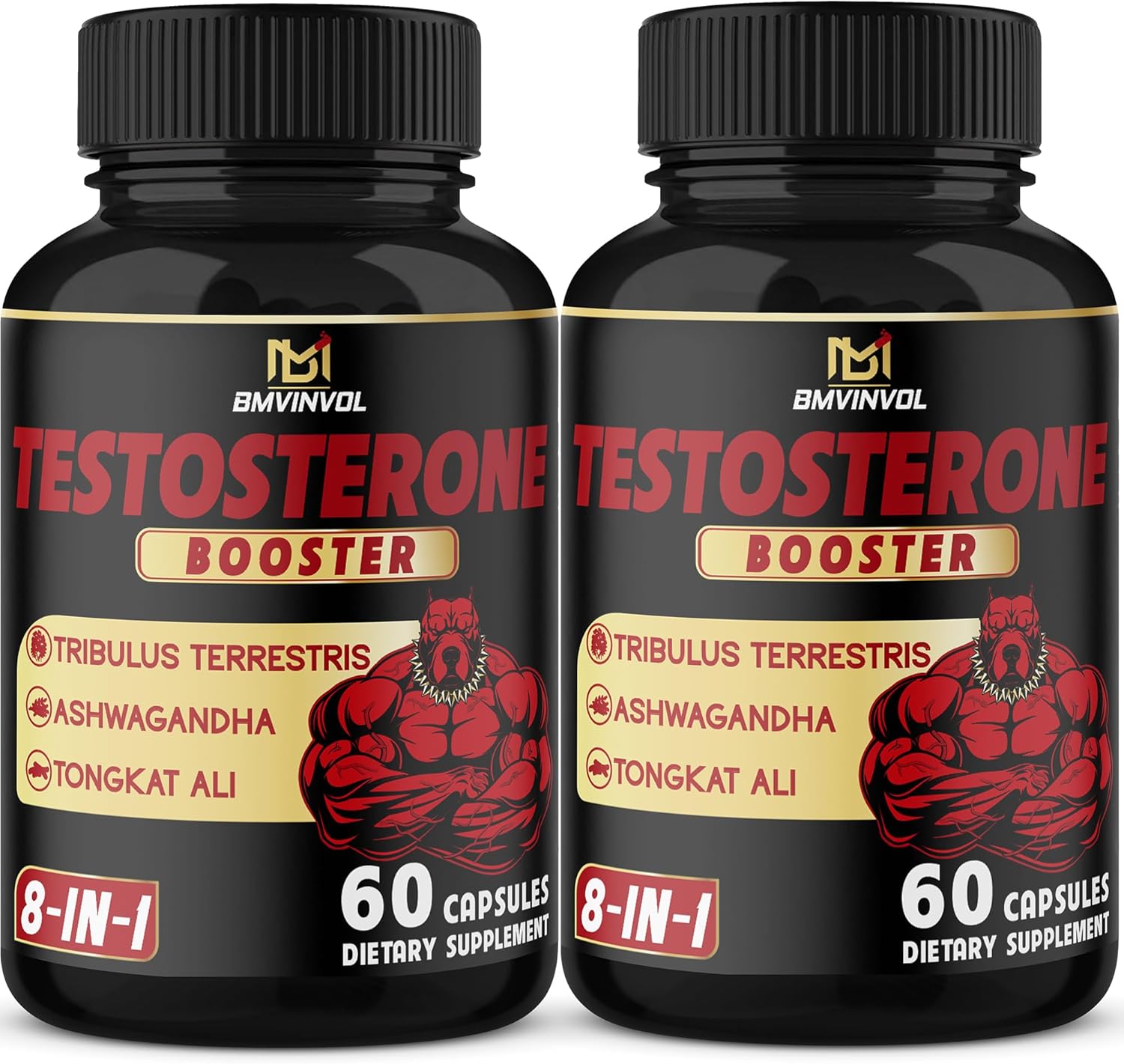 Test Booster for Men Capsules - 15500Mg Per Serving with Tribulus Terrestris