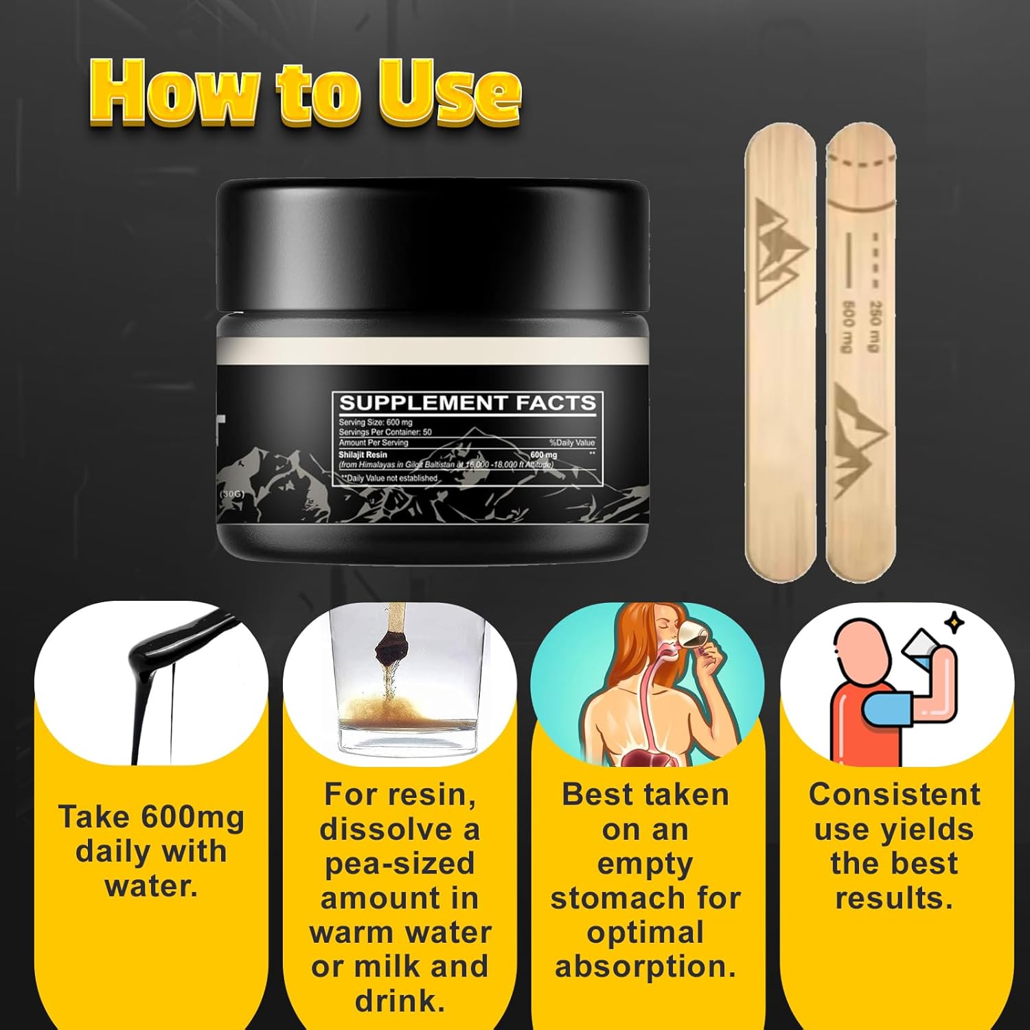 Pure Himalayan Shilajit Resin | Authentic Gold Grade Mineral Pitch