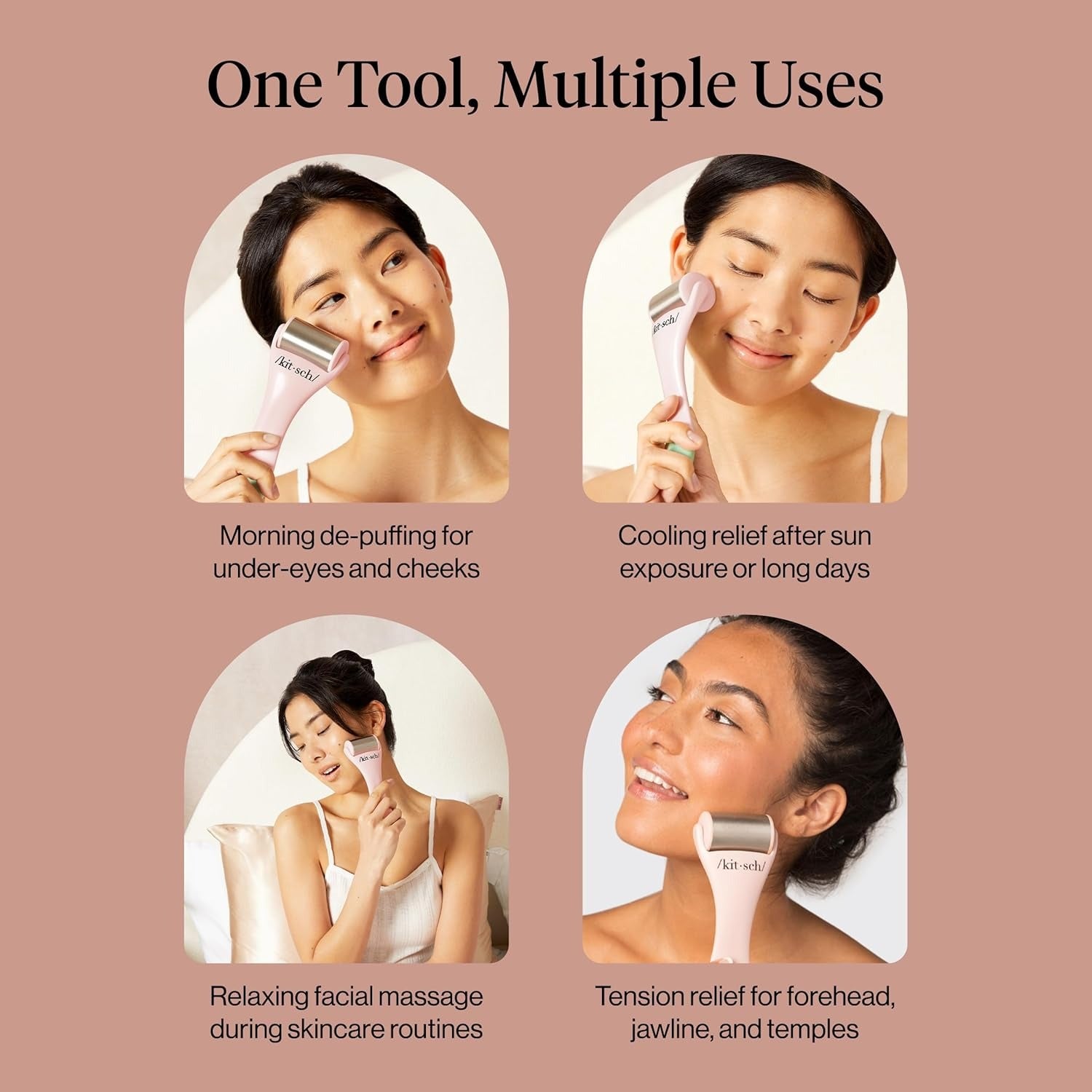 Ice Roller for Face – Made of Stainless Steel, Reduce Puffiness, Redness & Head