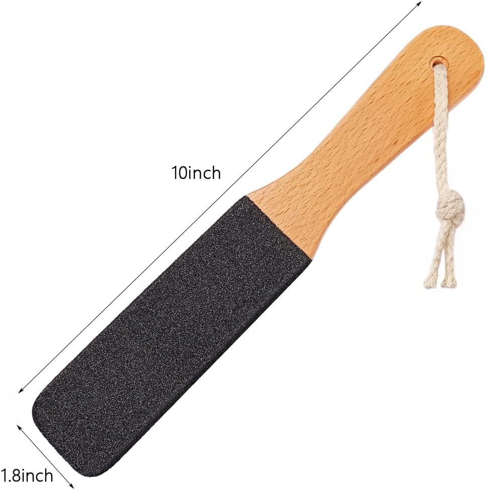 Foot File, Pedicure Tool Callus Remover, Black Silicon Carbide Scrubber for Dead Skin