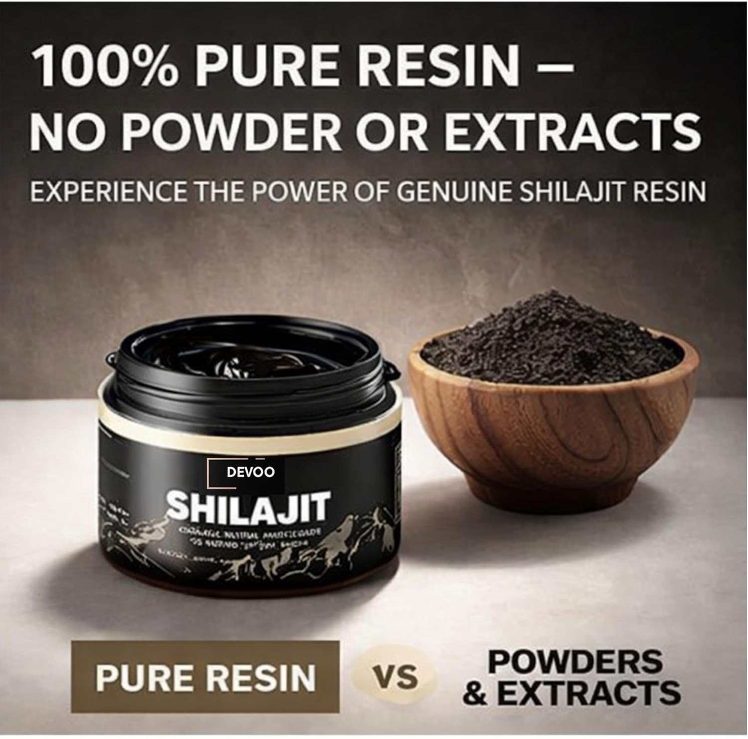 Pure Himalayan Shilajit Resin | Authentic Gold Grade Mineral Pitch