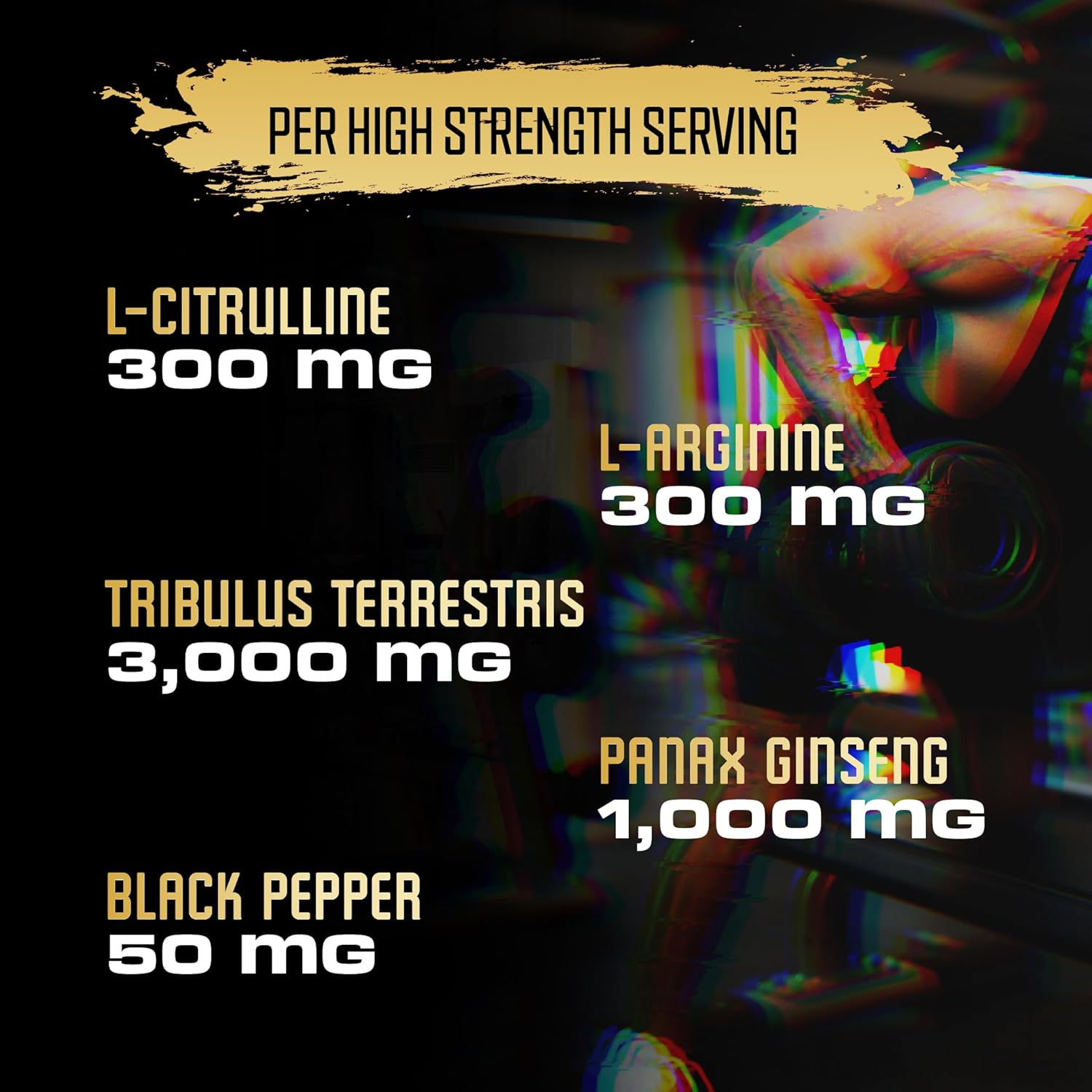 Nitric Oxide Supplements 4650mg - High Formula with L-Arginine, L-Citrulline