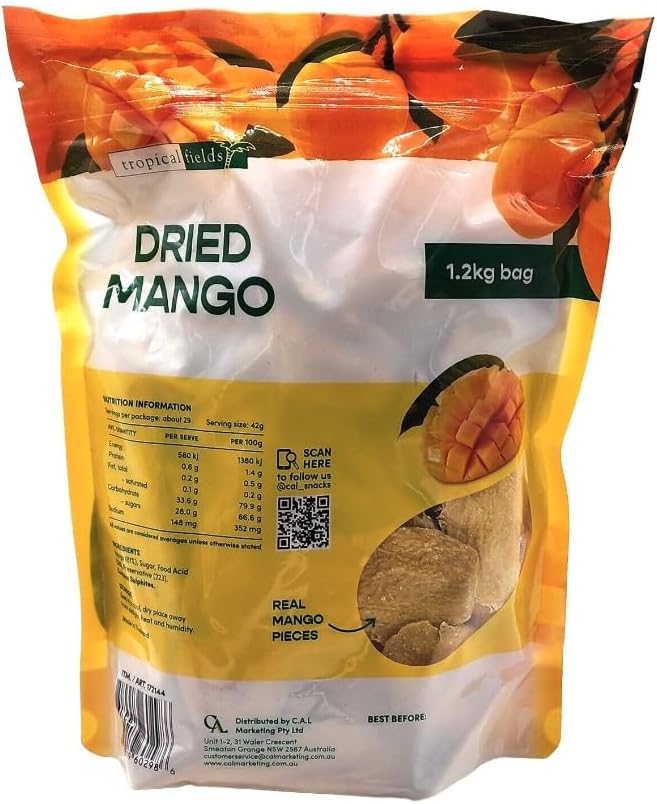 Tropical Fields Dried Real Mango - 1.2kg