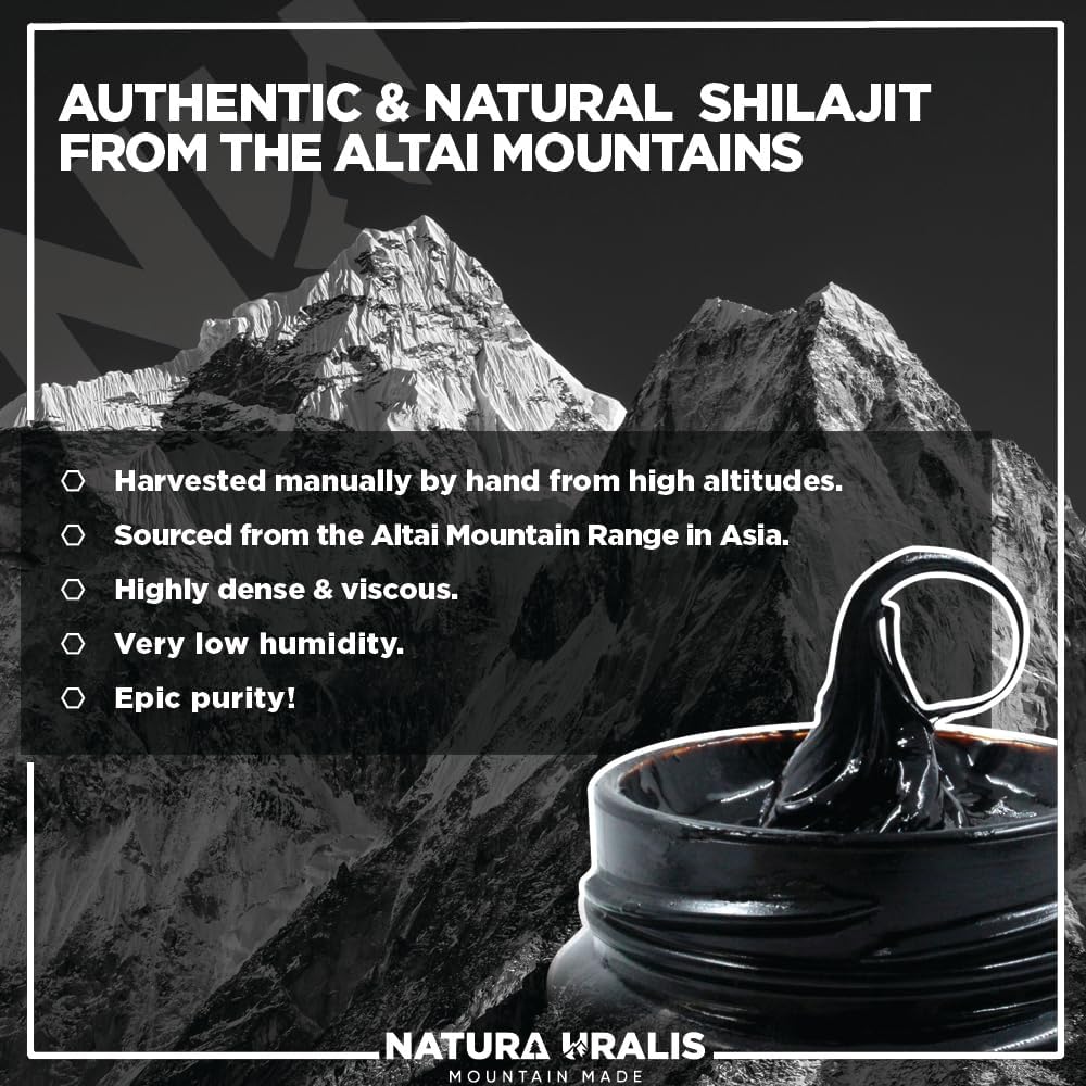 Altai Shilajit | 30g Organic Shilajit Mineral Resin