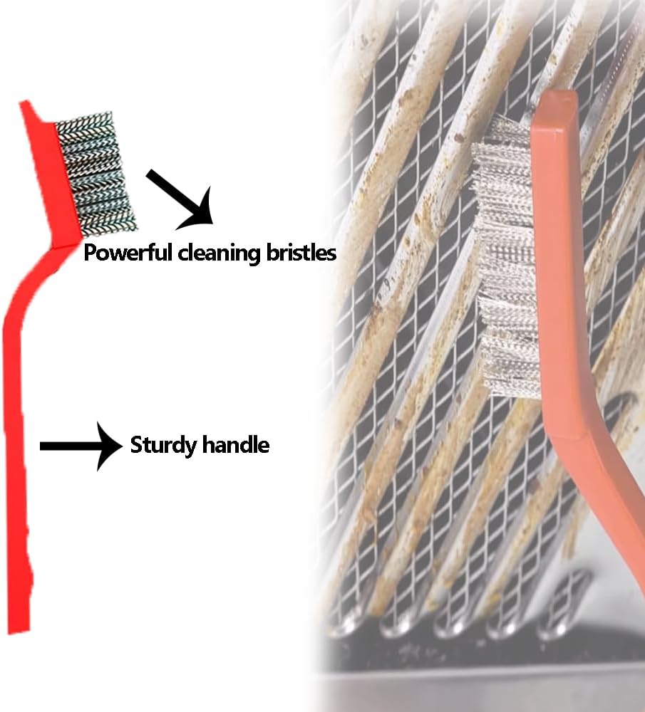 Crevice Cleaning Brushes - 8PCS Scrub Brush Toilet Cleaner, Grout Brush Set Clean Tools for Groove Corner