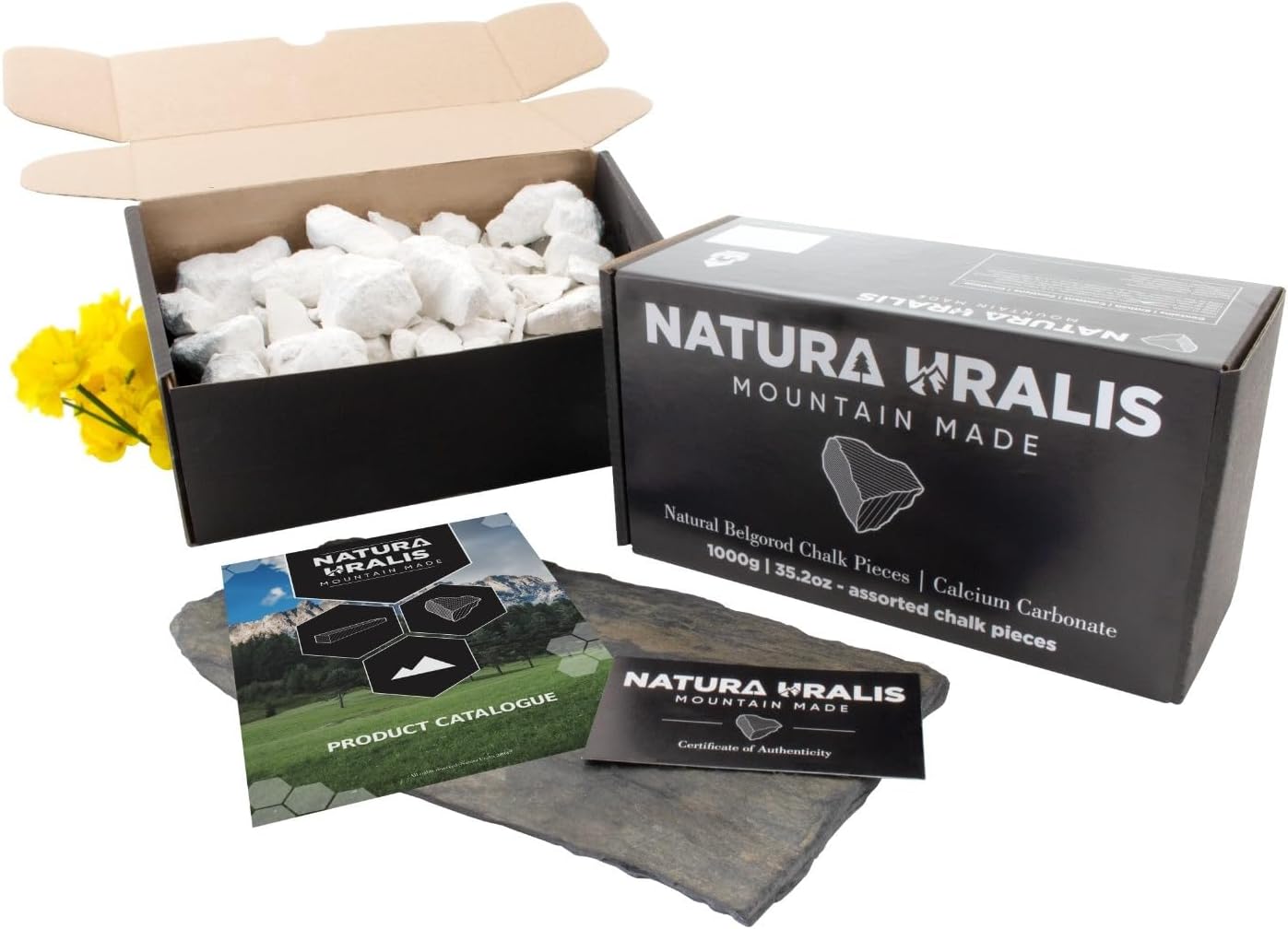 Premium Belgorod chalk chunks | 100g of White Chalk Chunks - Amazing Crunch,