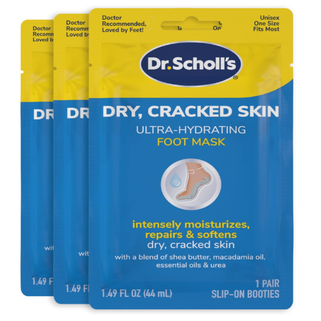 Dr. Scholl's Hydrating Foot Mask - 3 pack
