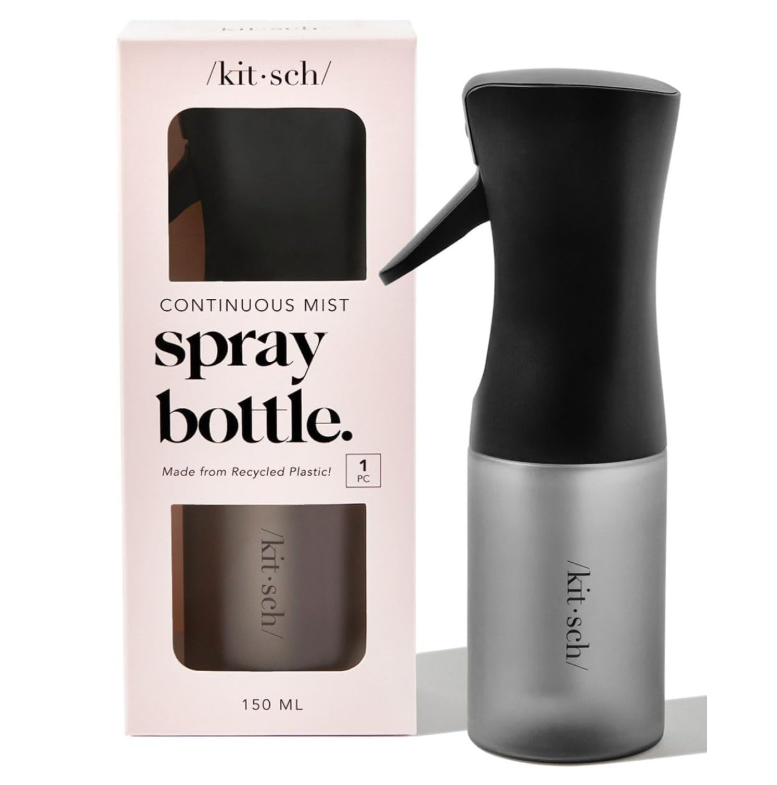 Kitsch Spray Bottle for Hair 150Ml - Continuous Water Spray Bottle for Hair,