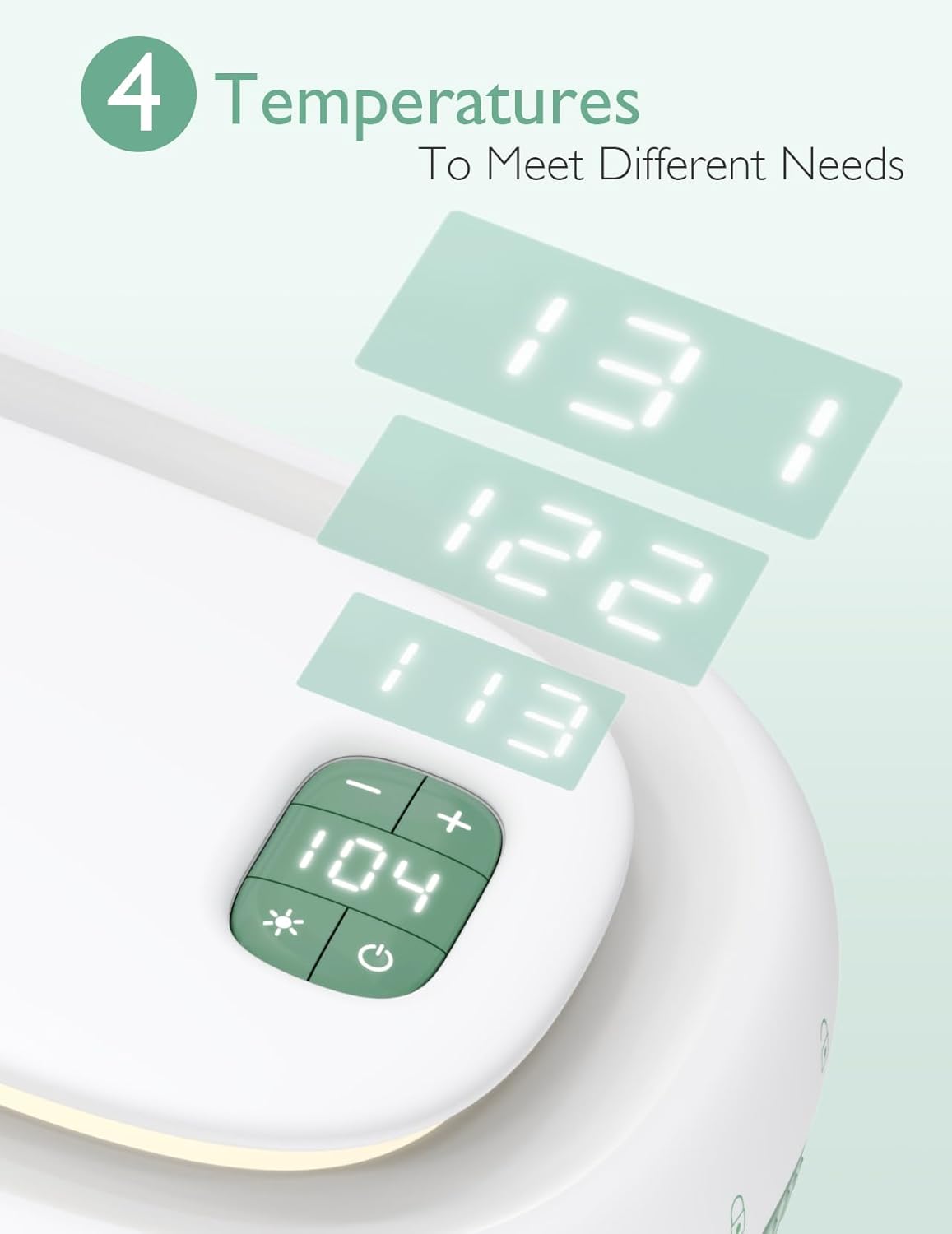 Momcozy Baby Wipe Warmer, Innovative Spring Design, Large Capacity Wipes Dispens