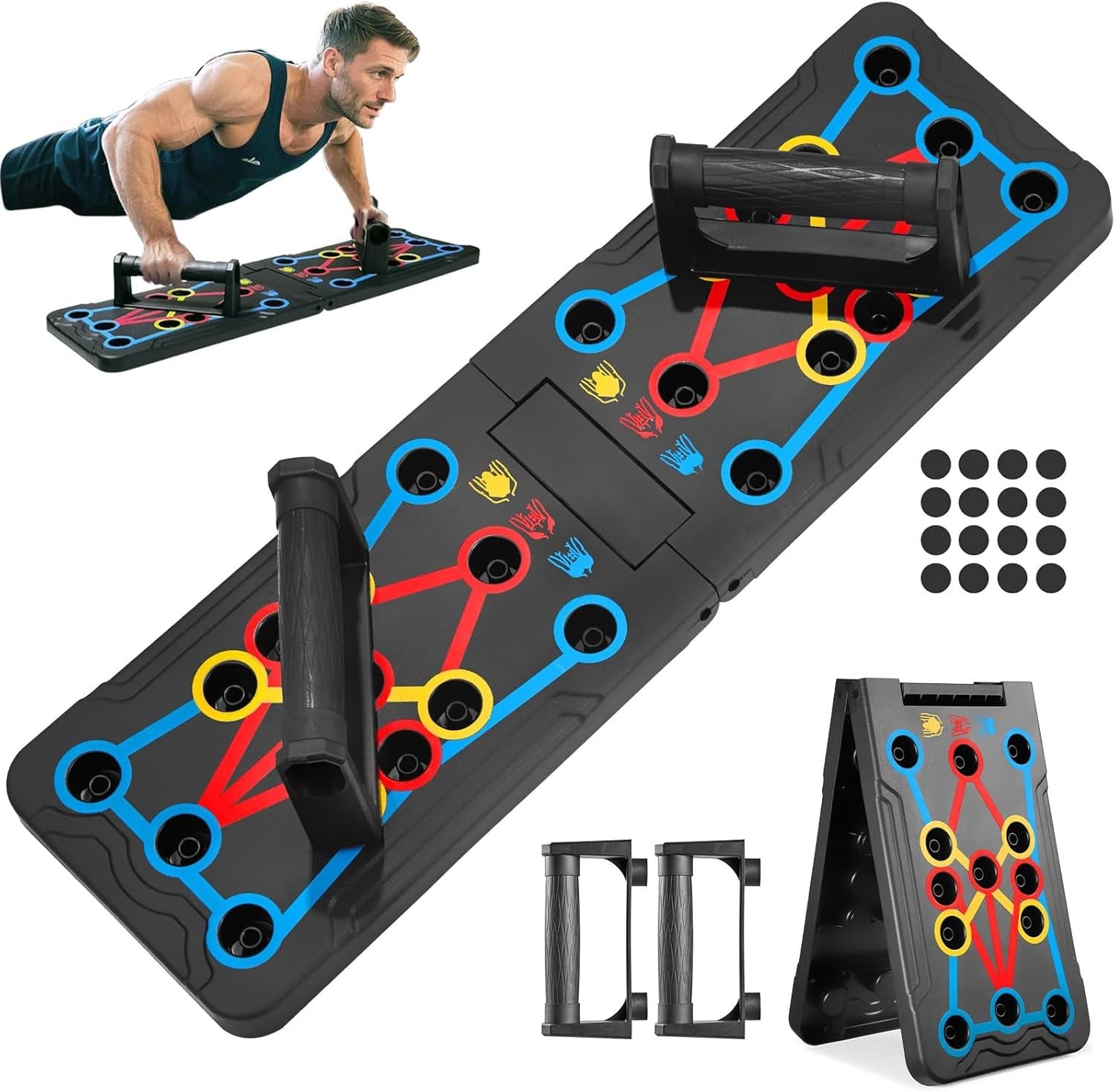 Push-up Board for Home Exercise Multifunctional Foldable Gym Strength Training
