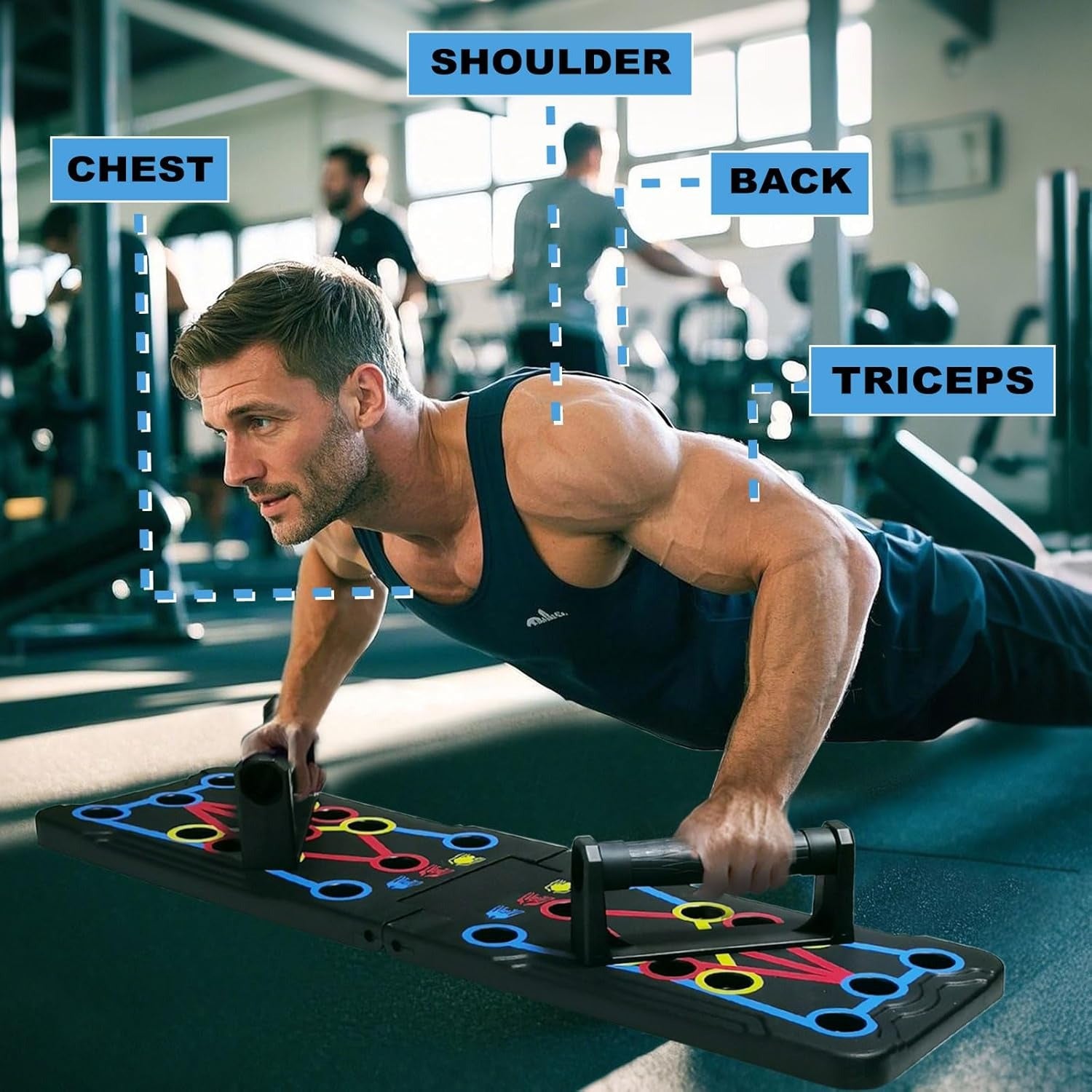 Push-up Board for Home Exercise Multifunctional Foldable Gym Strength Training