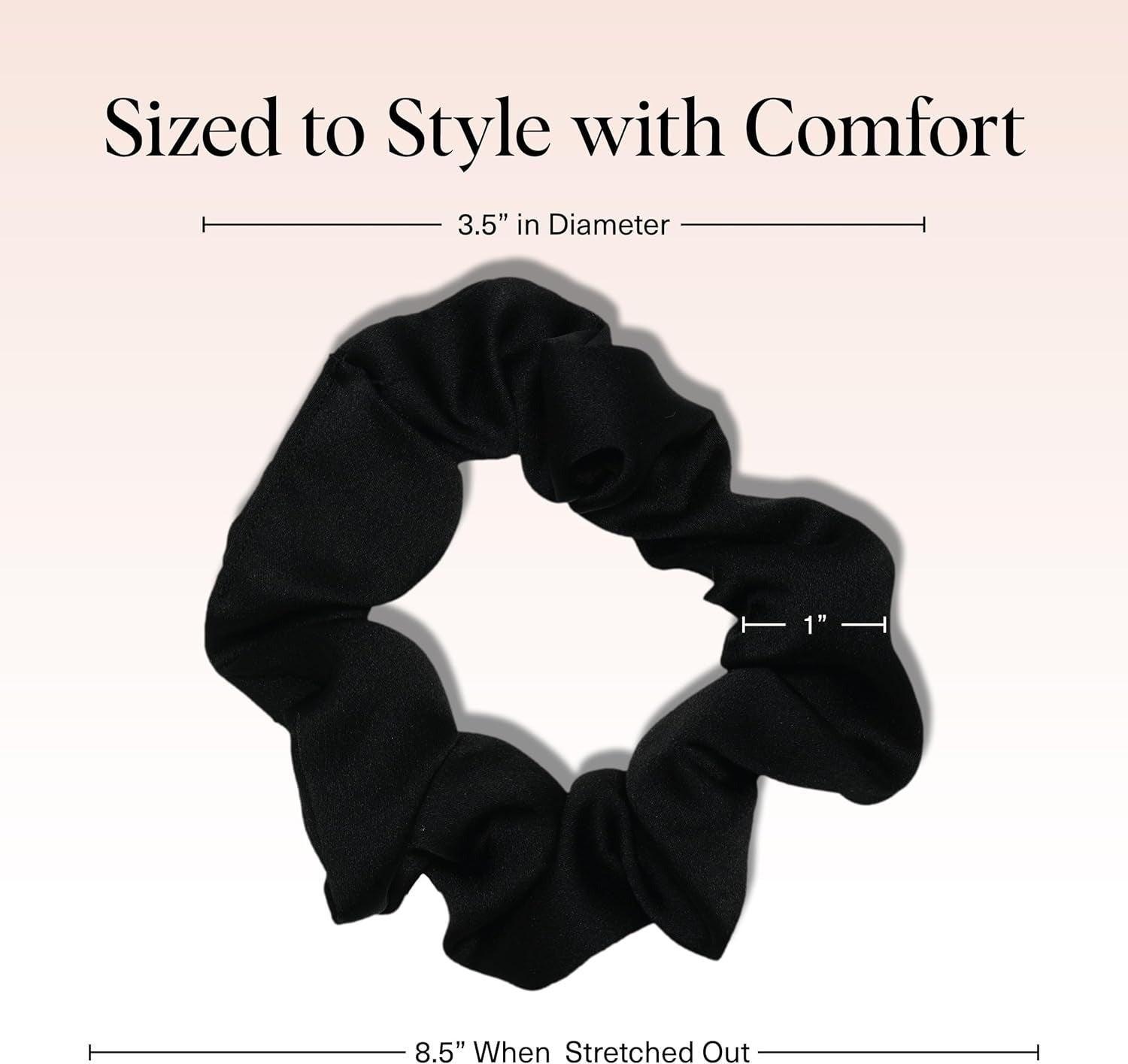 Kitsch Satin Scrunchies for Women No Crease Hair Ties Soft Satin Hair Scrunchies