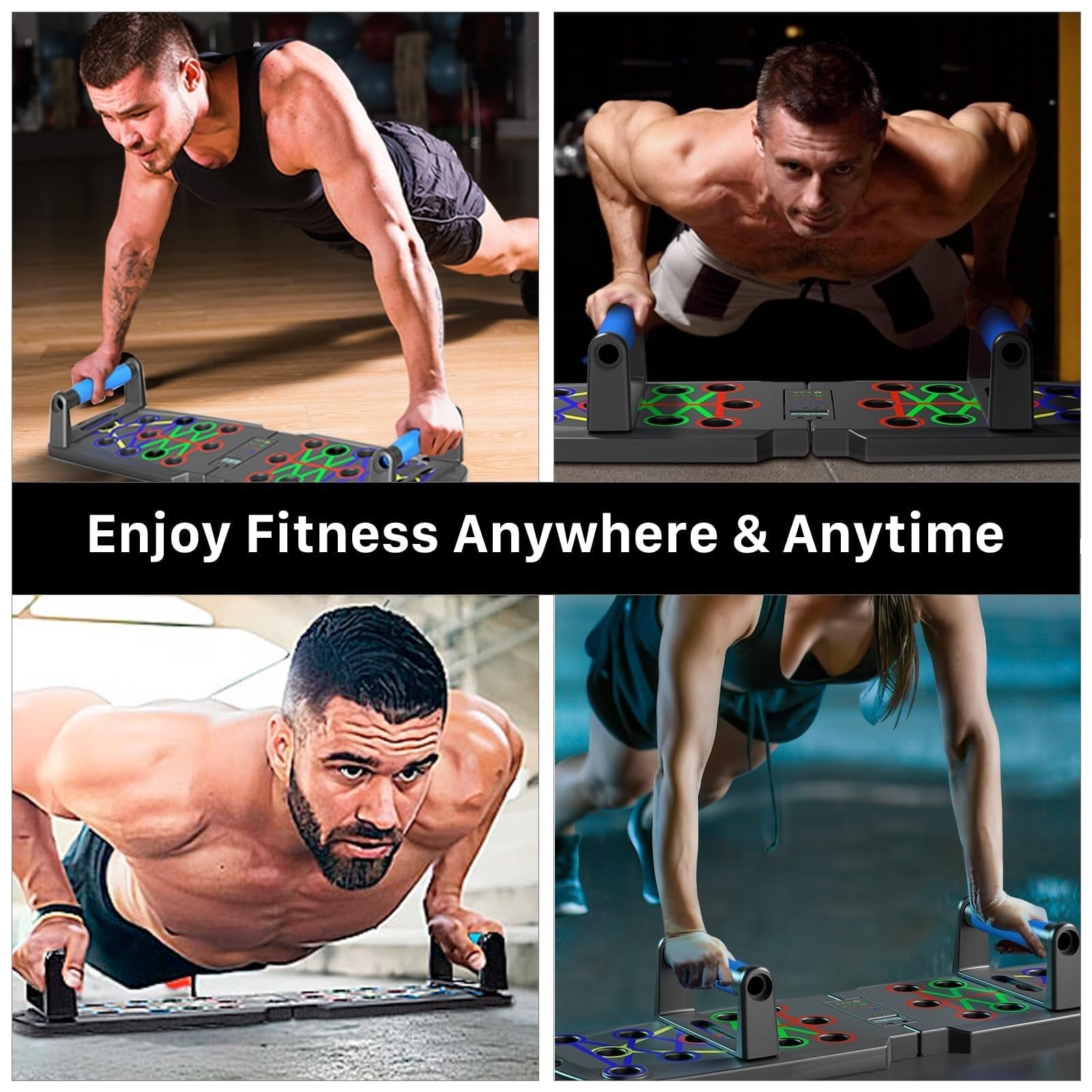 Push-up Board for Home Exercise Multifunctional Foldable Gym Strength Training